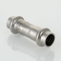 Соединитель прямой Valtec нержавеющая сталь 18 х 18 мм