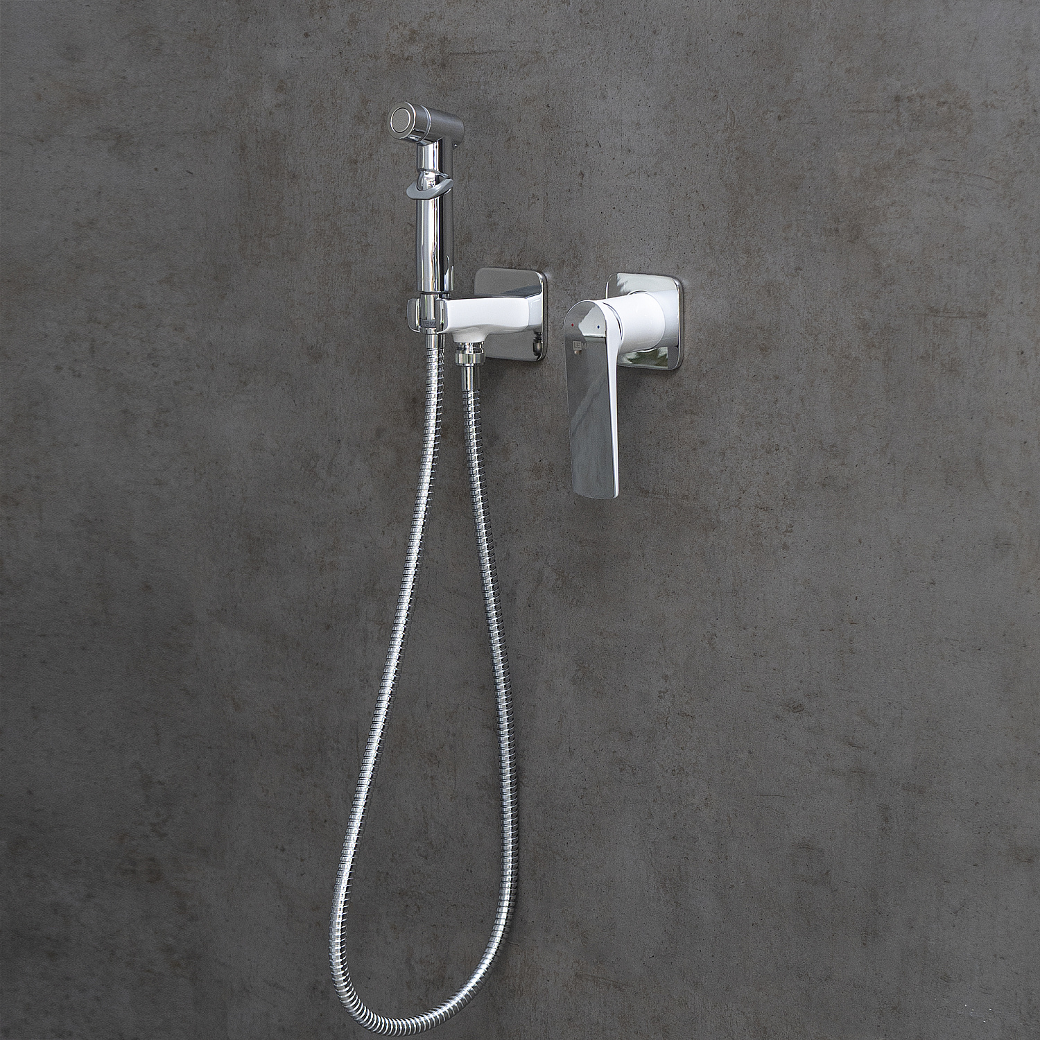 Смеситель Lemark Allegro LM5920CW с гигиеническим душем встраиваемый