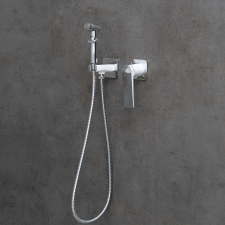 Смеситель Lemark Allegro LM5920CW с гигиеническим душем встраиваемый