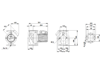 Циркуляционный насос Grundfos 200 UPS 80/120 F PN10 /400V