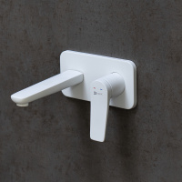 Смеситель Lemark Bronx LM3726MW для раковины встраиваемый