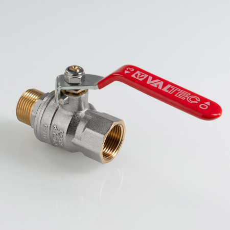 Кран шаровой Valtec ГОСТ с флажковой рукояткой и внутренней–наружной резьбой