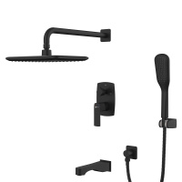 Смеситель Lemark Ursus LM7222BL для ванны и душа встраиваемый