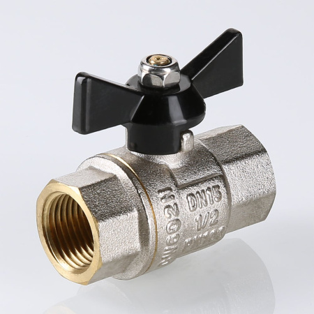 Кран шаровой Valtec Perfect с ручкой-бабочкой и внутренней резьбой