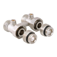 Узел для нижнего подключения радиатора Valtec