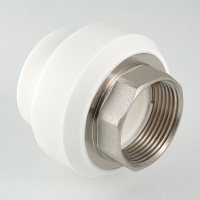 Фитинг PPR Valtec под ключ с переходом на внутреннюю резьбу 40 мм х 1 1/4"