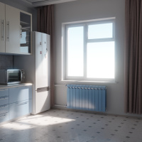 Радиатор биметаллический Rifar Monolit 3/4 500 Сапфир