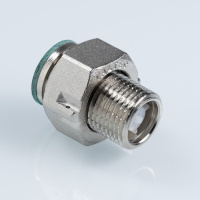 Полусгон Valtec с накидной гайкой и обратным клапаном