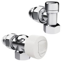 Набор термостатический Royal Thermo Design 1/2"М30х15 Хром осевой
