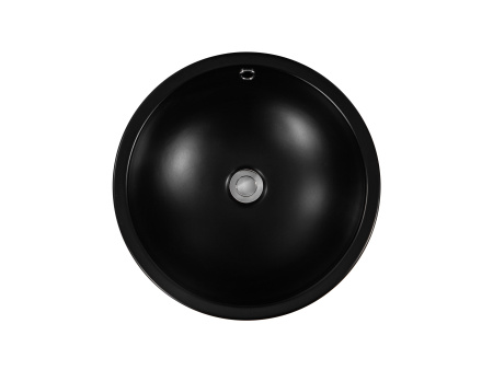 Раковина накладная Aquatek 440*440*175мм черный матовый