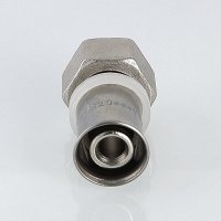 Пресс-фитинг Valtec с накидной гайкой 16 (2,0) мм х 1/2”