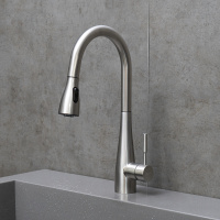 Смеситель Lemark Expert LM5084S для кухни с выдвижным поворотным изливом