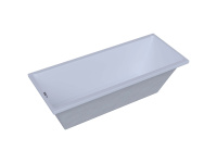 Акриловая прямоугольная ванна Aquatek Eco-Friendly Лайма 70 без фронтального экрана, без гидромассажа, без опоры(каркаса) 170 см