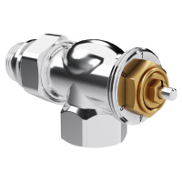 Набор термостатический Royal Thermo Design 1/2"М30х15 Хром осевой