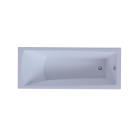 Акриловая прямоугольная ванна Aquatek Либра New 70 с фронтальным экраном (слив справа), без гидромассажа, сборно-разборный сварной каркас 170 см