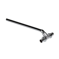 Тройник радиаторный Valtec универсальный с хромированной латунной трубкой 16 (2,2) х 15 х 20 (2,8) мм, 30 см