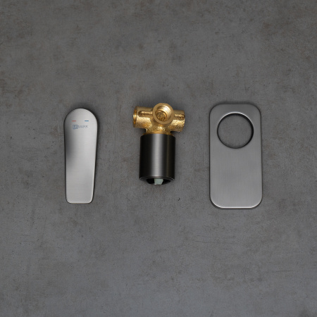 Смеситель Lemark Bronx LM3723GM для душа встраиваемый