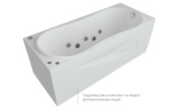 Акриловая ванна Aquatek Афродита 70 прямоугольная, слив справа, с каркасом и экраном, без гидромассажа 170 см 170 см