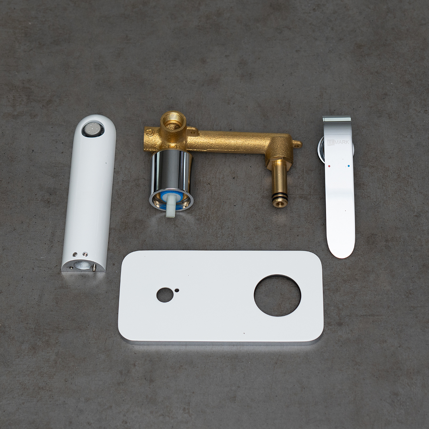 Смеситель Lemark Melange LM4926CW для раковины встраиваемый