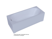 Акриловая прямоугольная ванна Aquatek Lifestyle Либерти 70 без фронтального экрана, без гидромассажа, без опоры(каркаса) 170 см