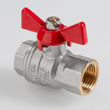Кран шаровой Valtec ГОСТ с ручкой-бабочкой и внутренней резьбой