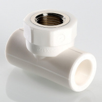Тройник PPR Valtec с переходом на внутреннюю резьбу 40 мм х 1"