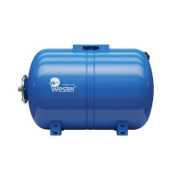 Гидроаккумулятор горизонтальный WESTER Premium WAO 50л 10 бар (к/ф из нерж.)