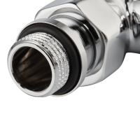 Набор термостатический для радиатора Royal Thermo Design Pro 15 мм М30х15 Хром осевой