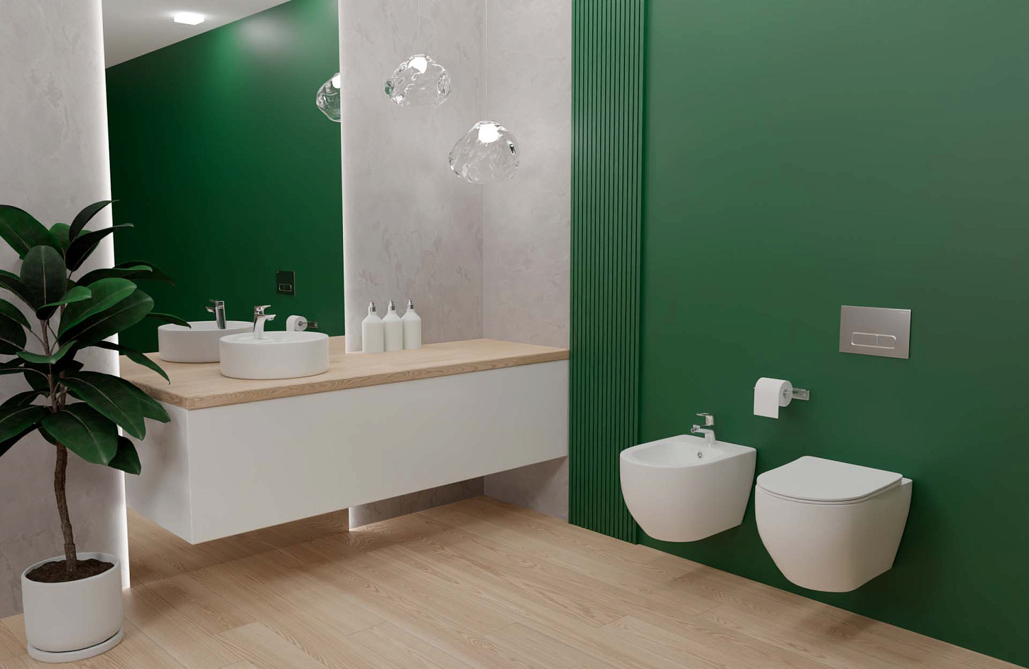 Биде подвесное Aquatek ЕВРОПА 510*355*310 мм белый