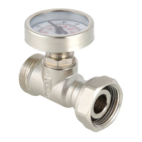 Тройник Valtec с термометром