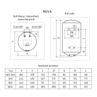 Водонагреватель накопительный Thermex Nova 100 V