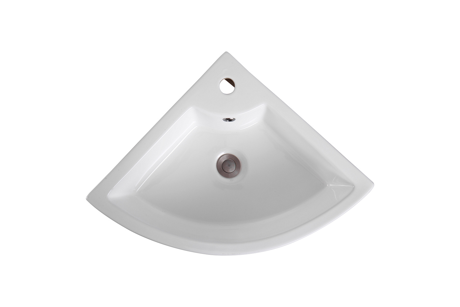 Раковина подвесная угловая Aquatek 470*470*150 мм