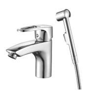 Смеситель Decoroom DR70015 одноручный для умывальника и биде монолитный