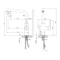 Смеситель Lemark Comfort LM3060C для кухни с подключением к фильтру с питьевой водой