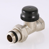 Клапан радиаторный Valtec прямой с преднастройкой 3/4"