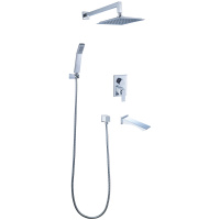 Смеситель Lemark Contest LM5822CW для ванны и душа встраиваемый