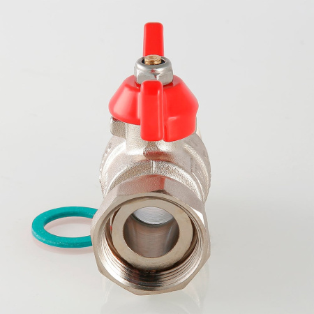 Кран шаровой Valtec с накидной гайкой и наружной резьбой 3/4"