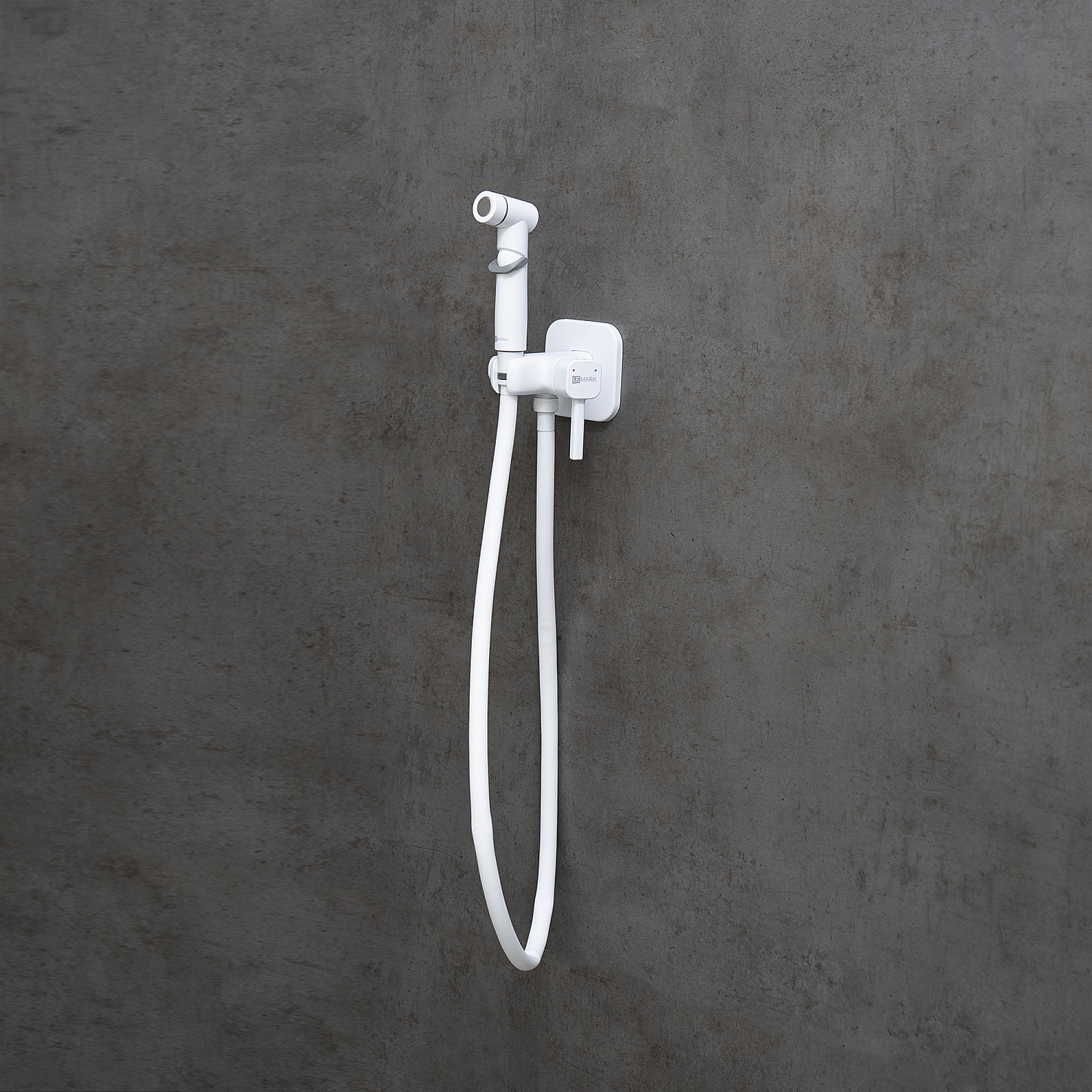 Смеситель Lemark Solo LM7165MW с гигиеническим душем встраиваемый