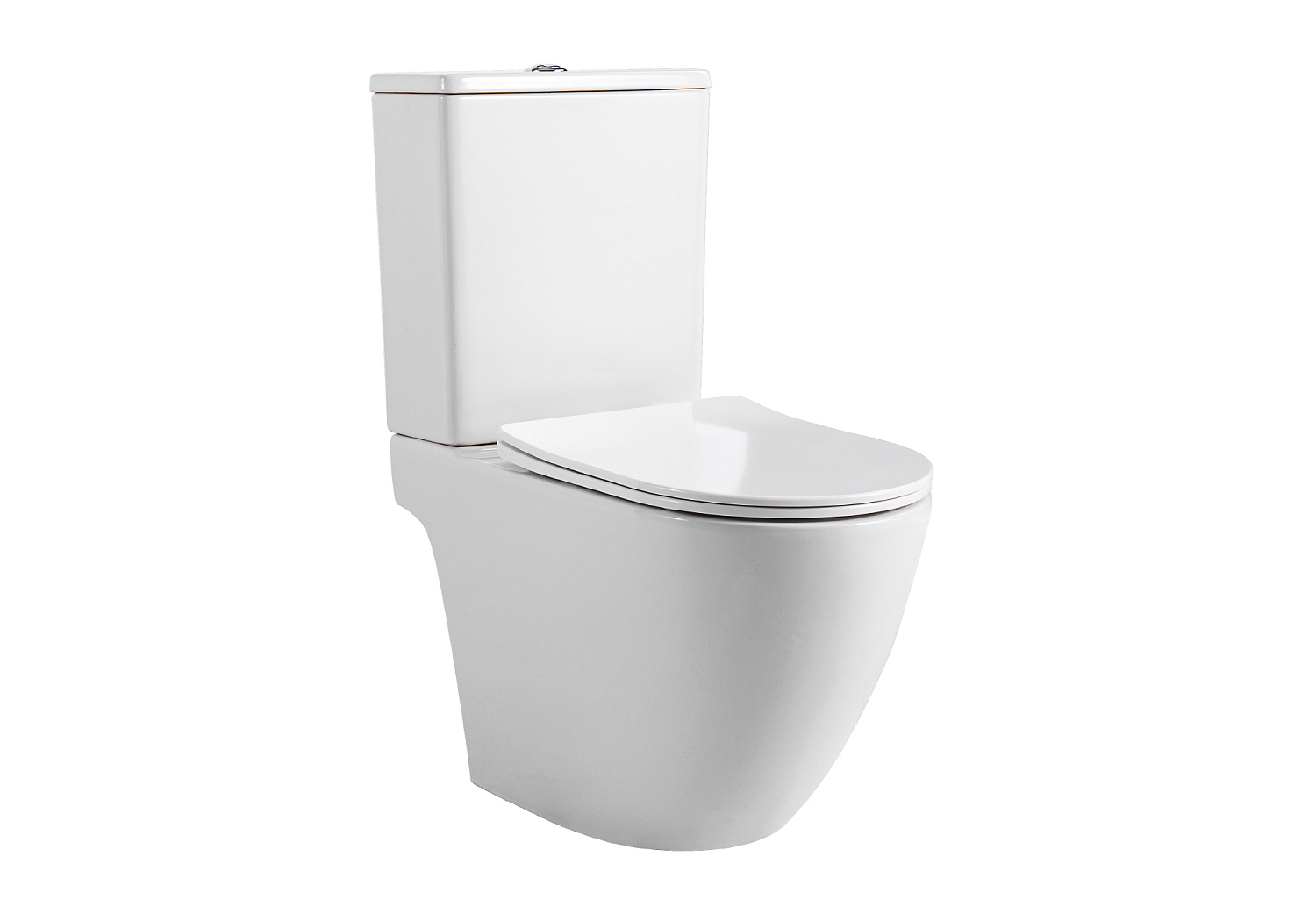 Унитаз-компакт напольный с бачком Aquatek ЕВРОПА с сиденьем Soft Close смыв торнадо