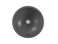 Раковина накладная Aquatek 440*440*175мм серый матовый