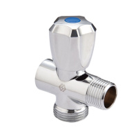 Вентиль-тройник 1/2"x3/4"x1/2" PN10 MVI для подключения сантехнических приборов MVI резьба внутренняя-наружная-наружная