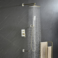 Смеситель Lemark Mista LM6422WG для ванны и душа встраиваемый