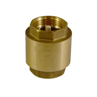 Обратный клапан Tim с латунным штоком, 1/2"г/г  Усиленный