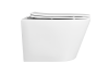 Унитаз подвесной безободковый Aquatek ВЕГА 525*360*320 с сиденьем Soft Close белый