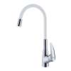 Смеситель Lemark Linara LM0415C для кухни  Хром/Белый