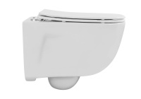 Унитаз подвесной безободковый Aquatek ДИВА 510*350*360 с легкосъемным сиденьем Soft Close