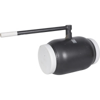 Кран шаровой ALSO КШППР Ду 200 Ру 2,5 МПа из ст.20 полнопроходной под редуктор