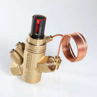 Автоматический регулятор перепада давления Valtec регулируемый 1/2”, 5-50 кПа, 15-2000 л/ч, с имп. трубкой 1 м