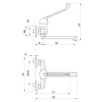 Смеситель Lemark Project LM4611C для кухни/раковины