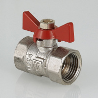Кран шаровой Valtec Compact с ручкой-бабочкой и внутренней резьбой 3/4"